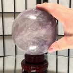12cm 2.54kg Polished Amethyst Sphere from Brazil