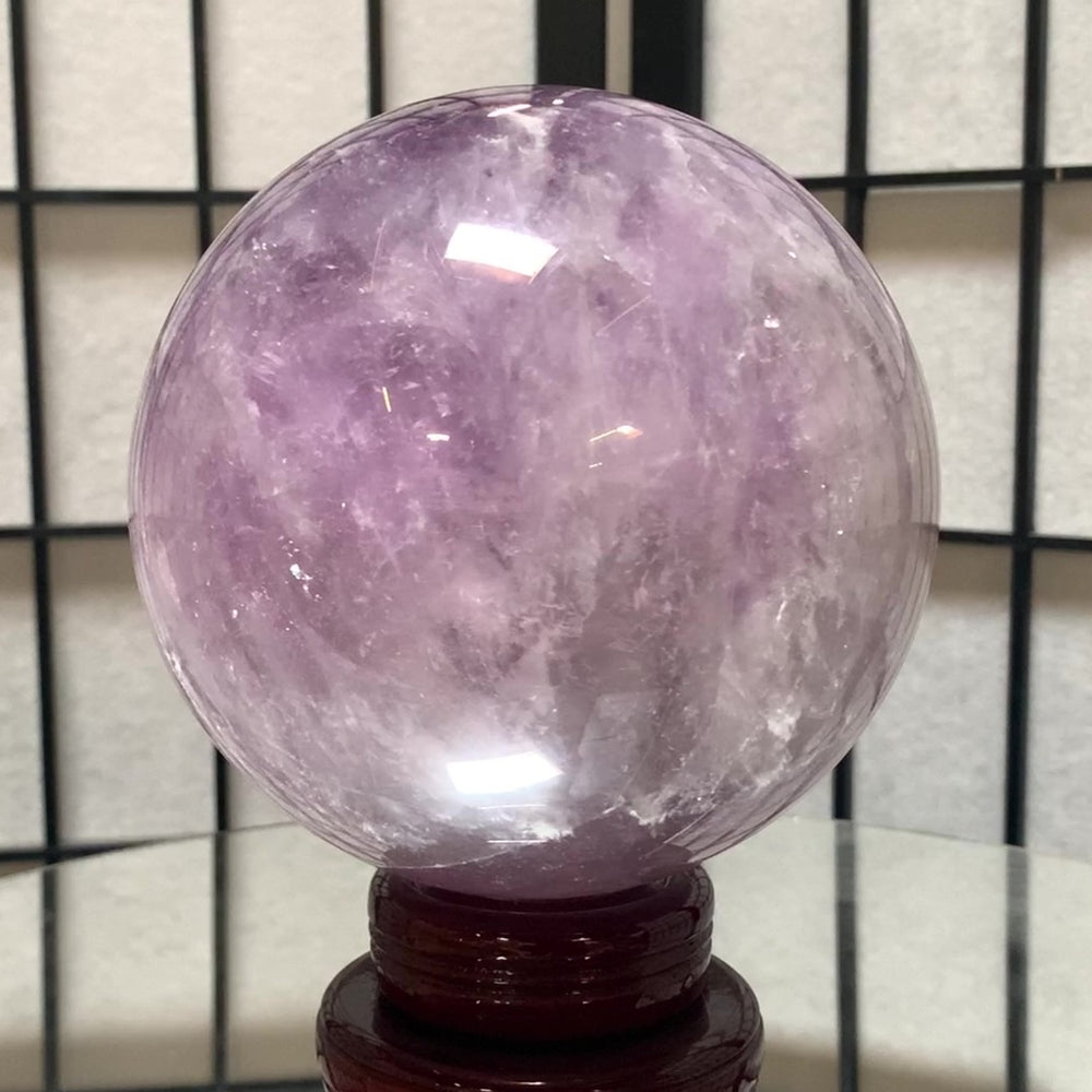 12.5cm 2.77kg Polished Amethyst Sphere from Brazil