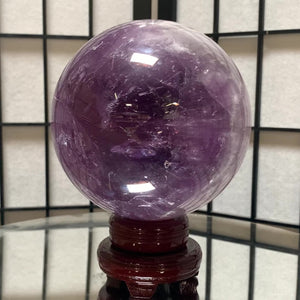 13cm 3.27kg Polished Amethyst Sphere from Brazil