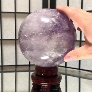 13cm 3.27kg Polished Amethyst Sphere from Brazil