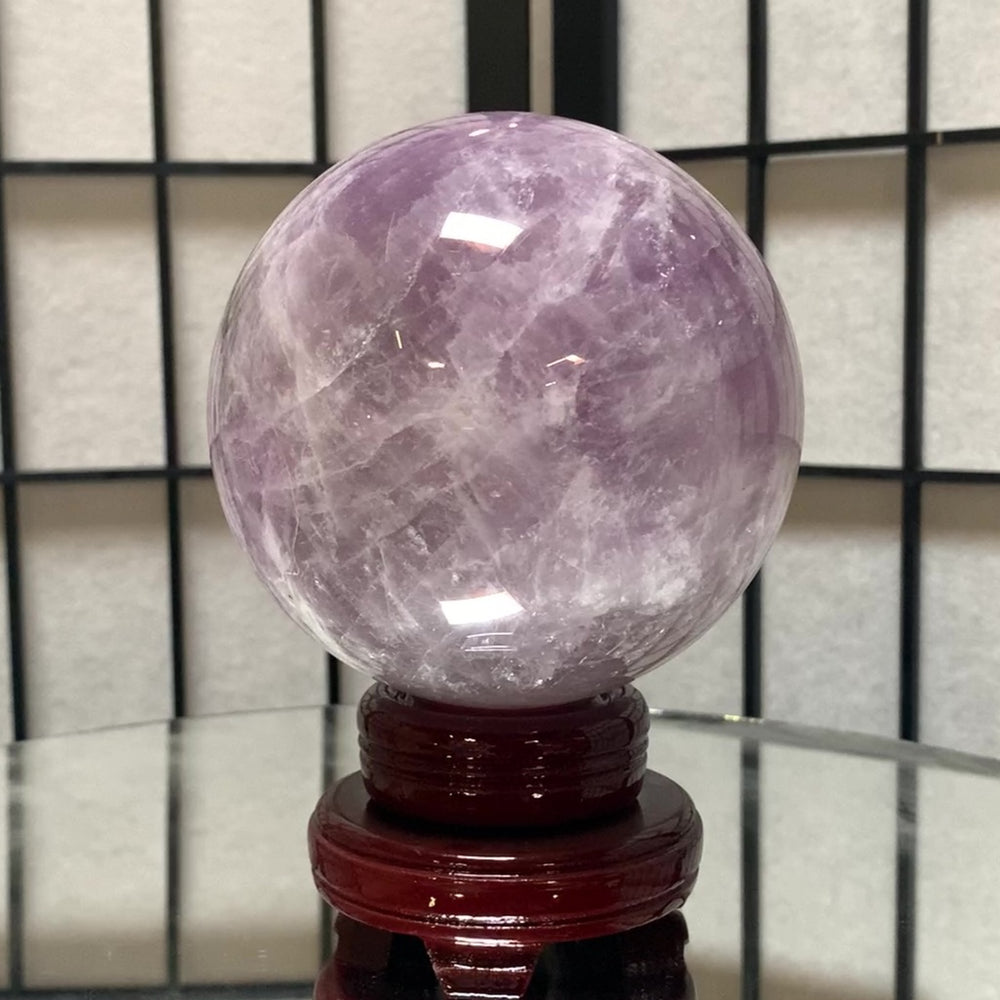 
            
                Load image into Gallery viewer, 10.5cm 1.72kg Polished Amethyst Sphere from Brazil
            
        