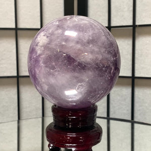 11cm 1.84kg Polished Amethyst Sphere from Brazil