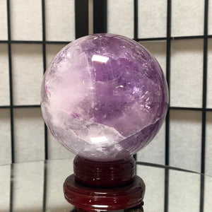 11cm 1.92kg Polished Amethyst Sphere from Brazil