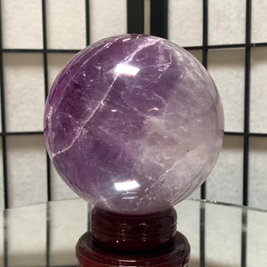 11cm 1.92kg Polished Amethyst Sphere from Brazil