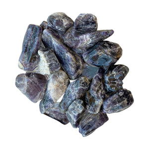Half Tumbled Chevron Banded Amethyst from Brazil - Choose Size