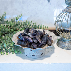 Half Tumbled Chevron Banded Amethyst from Brazil - Choose Size