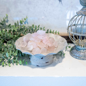 Half Tumbled Rose Quartz from Madagascar - Choose Size & Weight