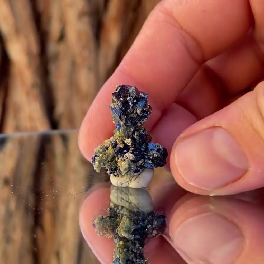 2cm 6g Azurite from Morocco