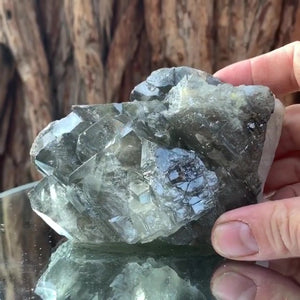 12cm 935g Tabular Barite from M’Rirt Town, Atlas Mountains, Morocco