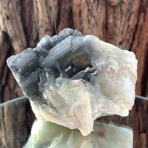 12cm 1.18kg Tabular Barite from M’Rirt Town, Atlas Mountains, Morocco