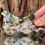 9.8cm 118g Epidote & Quartz from Imilchil, Atlas Mtns, MO