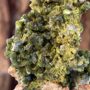 6cm 38g Epidote from Imilchil, Atlas Mtns, MO
