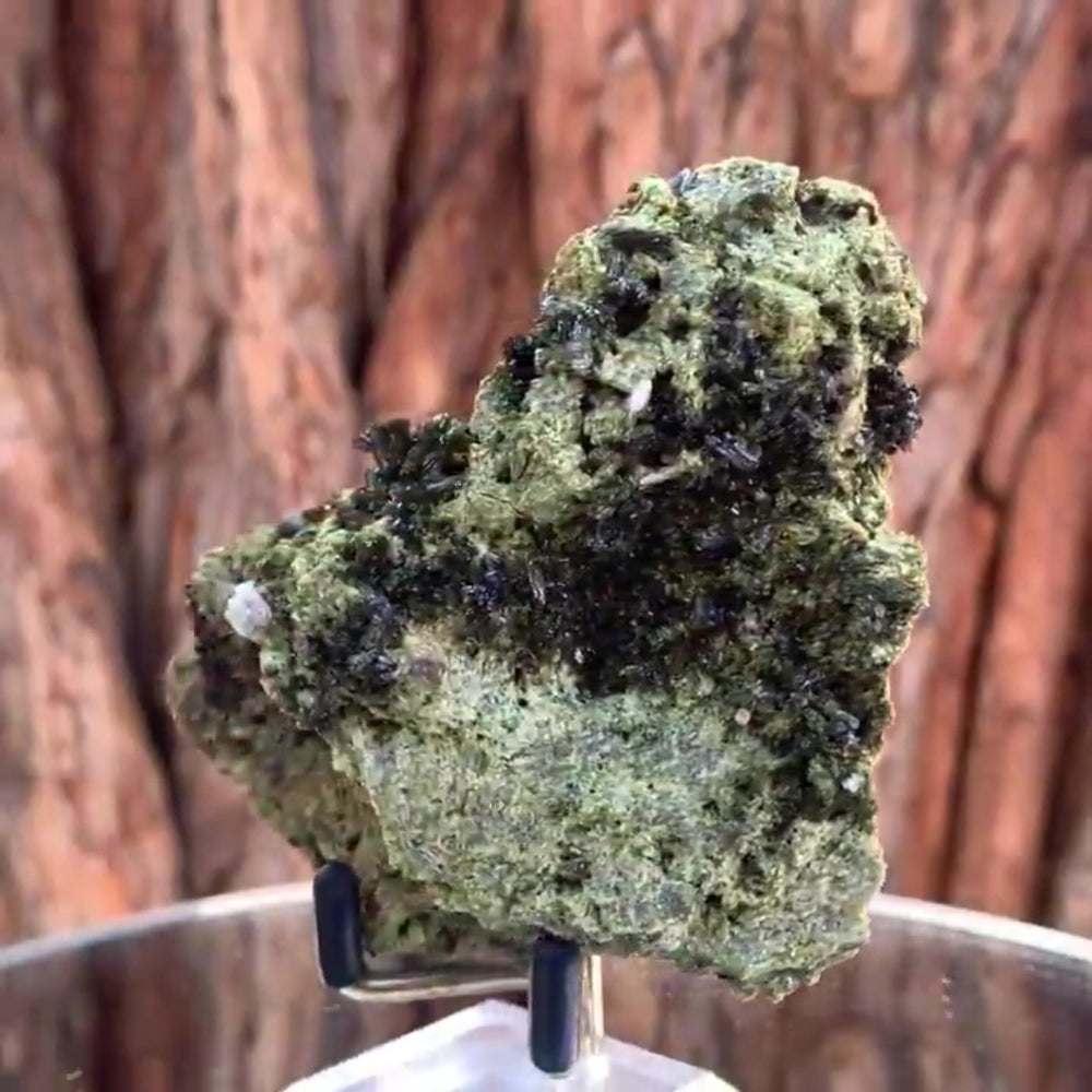 9.5cm 220g Epidote from Imilchil, Atlas Mountain Range, Morocco