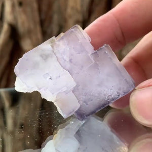 
            
                Load image into Gallery viewer, 15cm 1.67kg Clear Purple Fluorite from Taourirt, Morocco
            
        