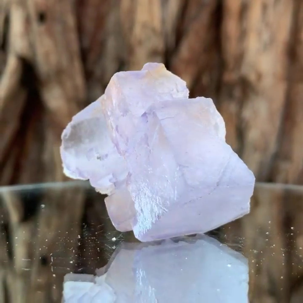 
            
                Load image into Gallery viewer, 15cm 1.67kg Clear Purple Fluorite from Taourirt, Morocco
            
        