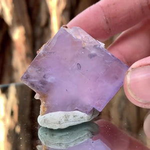 4.5cm 60g Purple Fluorite from Taourirt, Morocco
