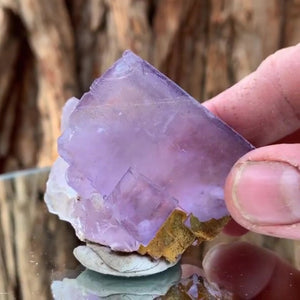 5cm 155g Purple Fluorite from Taourirt, Morocco