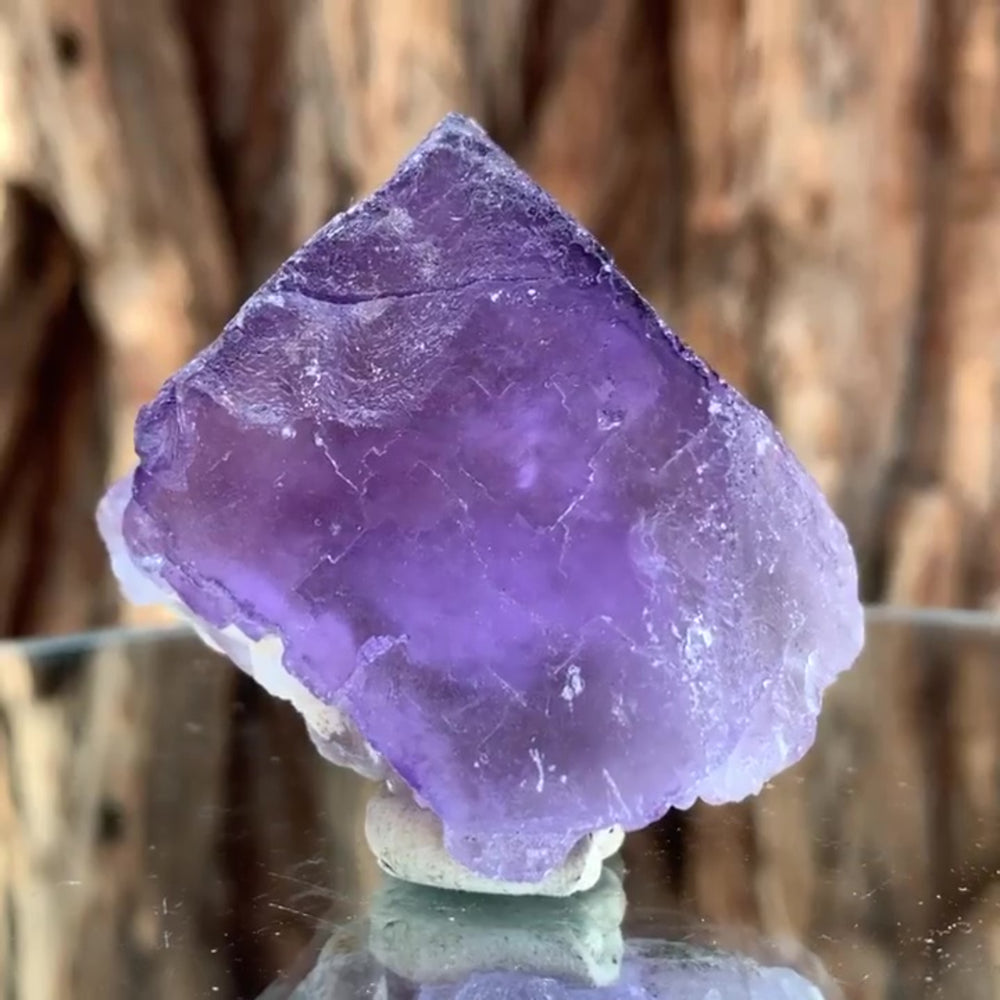 5cm 115g Purple Fluorite from Taourirt, Morocco