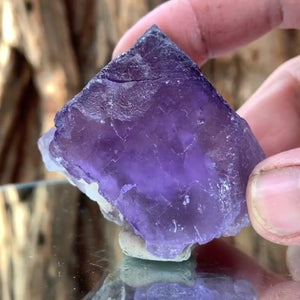 5cm 115g Purple Fluorite from Taourirt, Morocco
