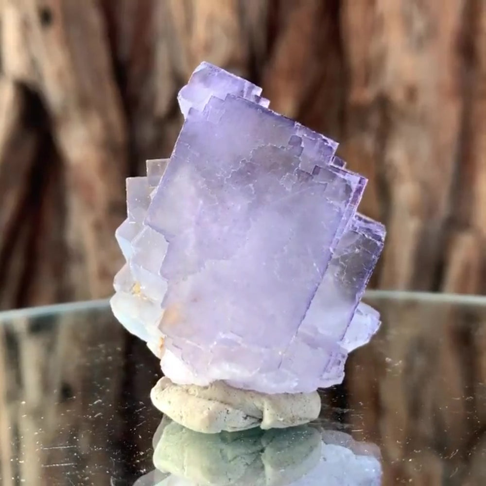 4.5cm 75g Purple Fluorite from Taourirt, Morocco