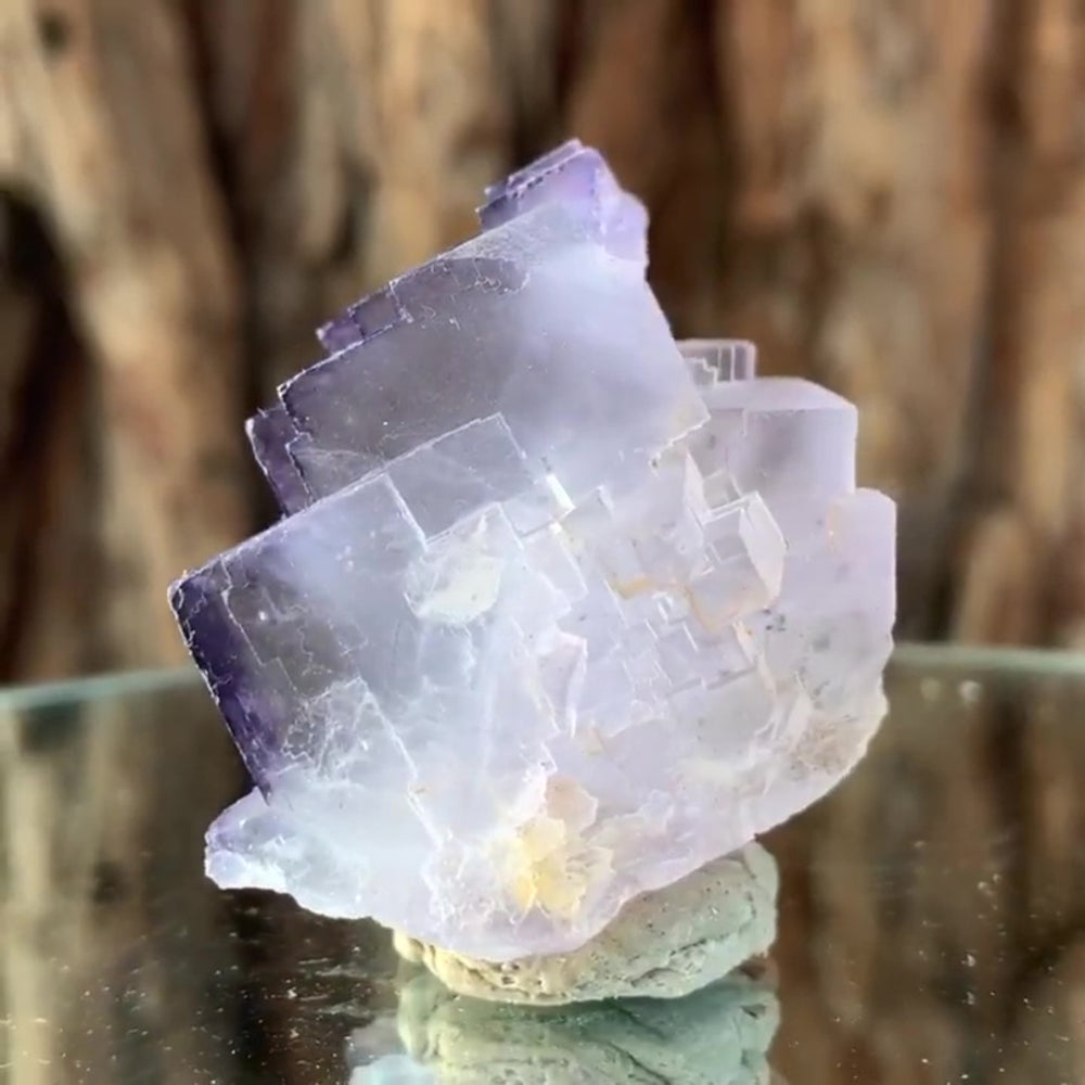 4.5cm 75g Purple Fluorite from Taourirt, Morocco