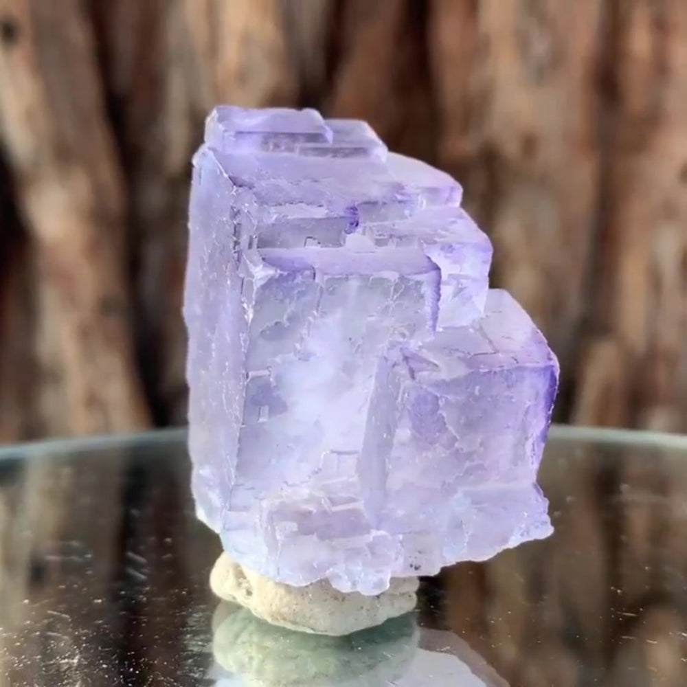 4.5cm 75g Purple Fluorite from Taourirt, Morocco