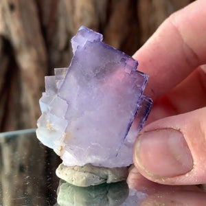 4.5cm 75g Purple Fluorite from Taourirt, Morocco