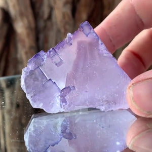 4.5cm 85g Purple Fluorite from Taourirt, Morocco