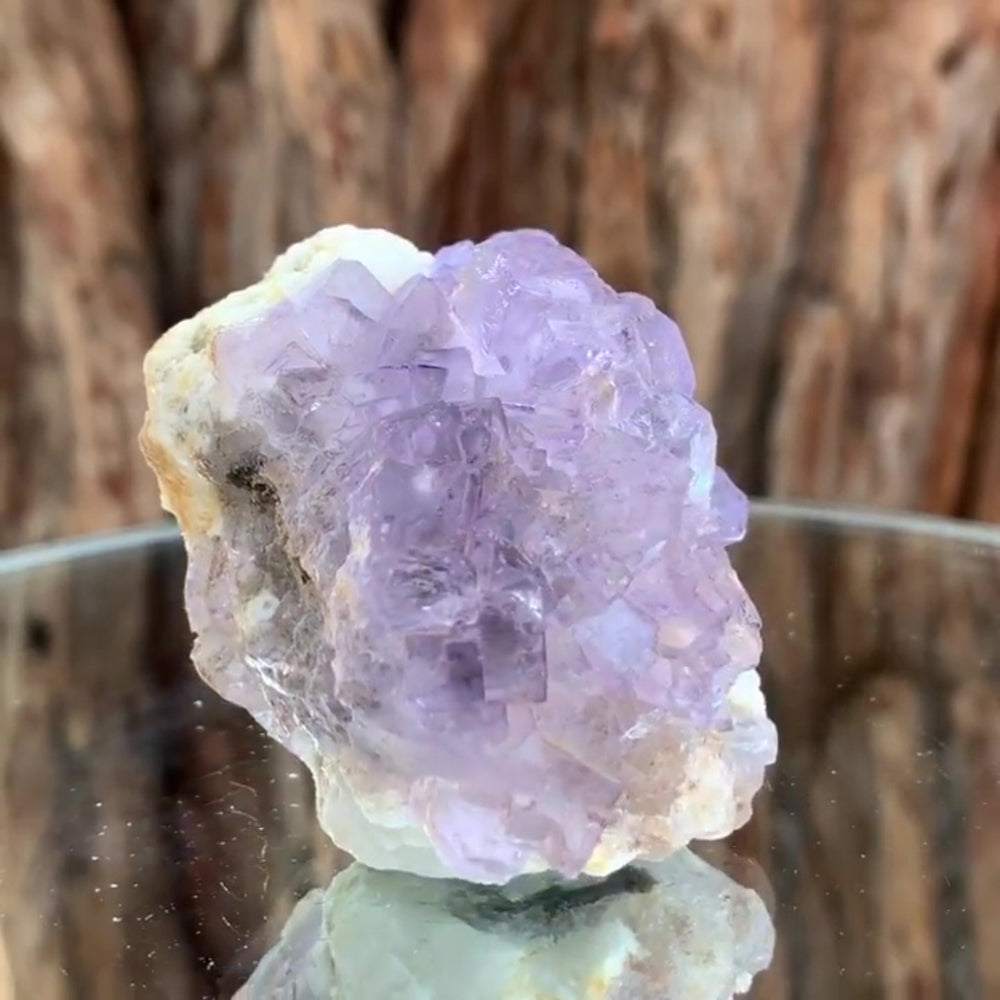 5.5cm 150g Purple Fluorite from Taourirt, Morocco