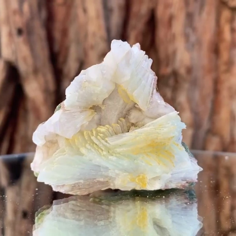 
            
                Load image into Gallery viewer, 6.5cm 160g Prehnite from Imilchil, Middle Atlas Mtns, Morocco
            
        