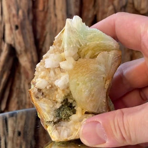8.5cm 190g Prehnite from Imilchil, Middle Atlas Mtns, Morocco