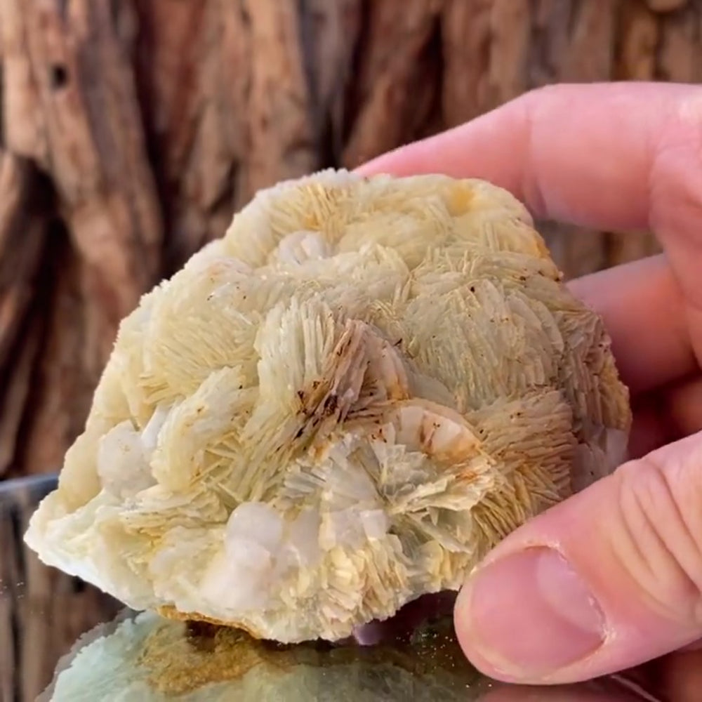 8.5cm 355g Prehnite from Imilchil, Middle Atlas Mtns, Morocco