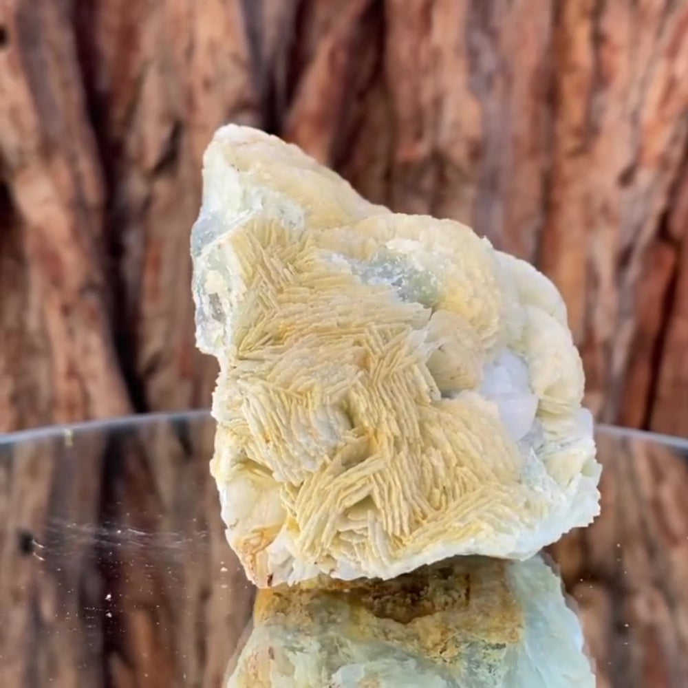 8.5cm 355g Prehnite from Imilchil, Middle Atlas Mtns, Morocco