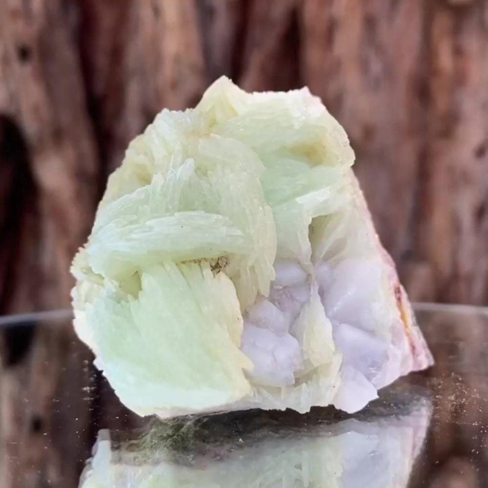 8cm 205g Prehnite from Imilchil, Middle Atlas Mtns, Morocco