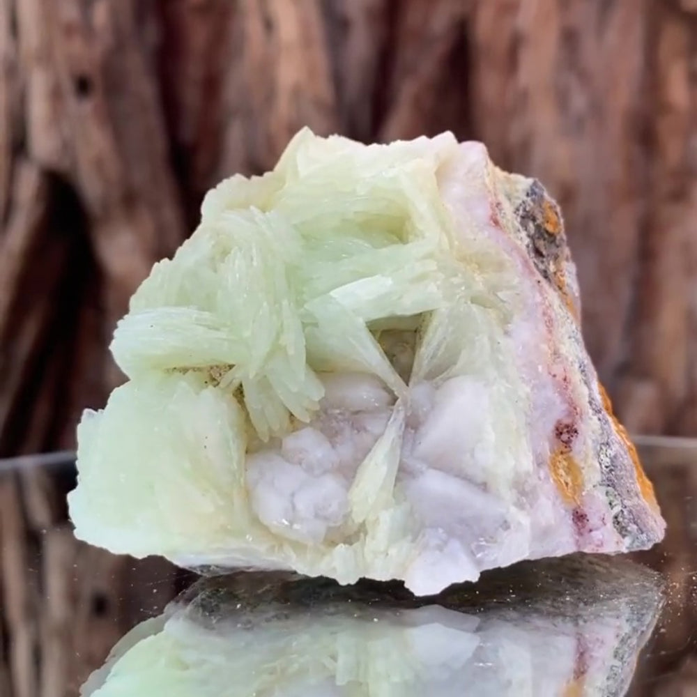 8cm 205g Prehnite from Imilchil, Middle Atlas Mtns, Morocco