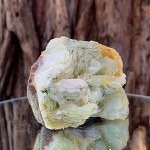 7.5cm 330g Prehnite from Imilchil, Middle Atlas Mtns, Morocco