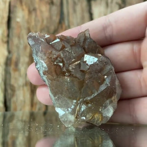 6.5cm 70g Red Clay Quartz from Errachidia, Morocco
