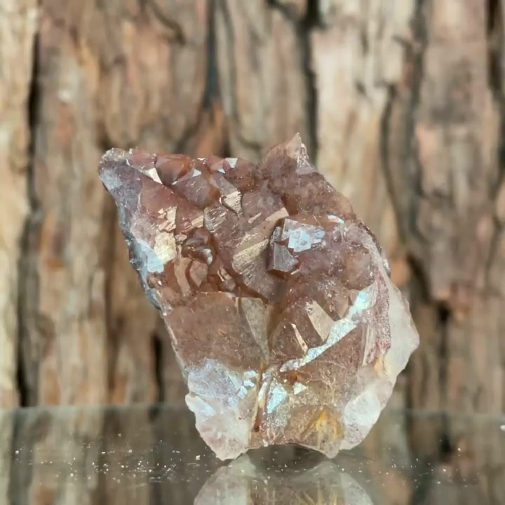 6.5cm 70g Red Clay Quartz from Errachidia, Morocco