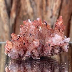 6cm 60g Red Clay Quartz from Errachidia, Morocco