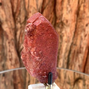 8cm 96g Red Quartz with Clay Inclusion, Tinejdad, Errachidia Province, Morocco