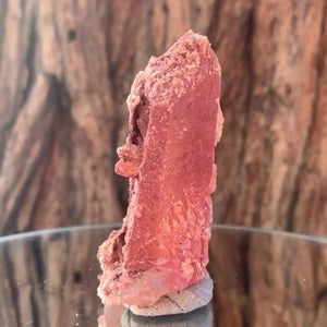 8.3cm 144g Red Quartz with Clay Inclusion, Tinejdad, Errachidia Province, Morocco