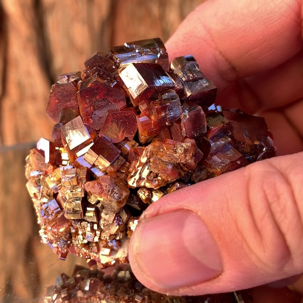 6cm 218g Vanadinite from Mibladen, Morocco
