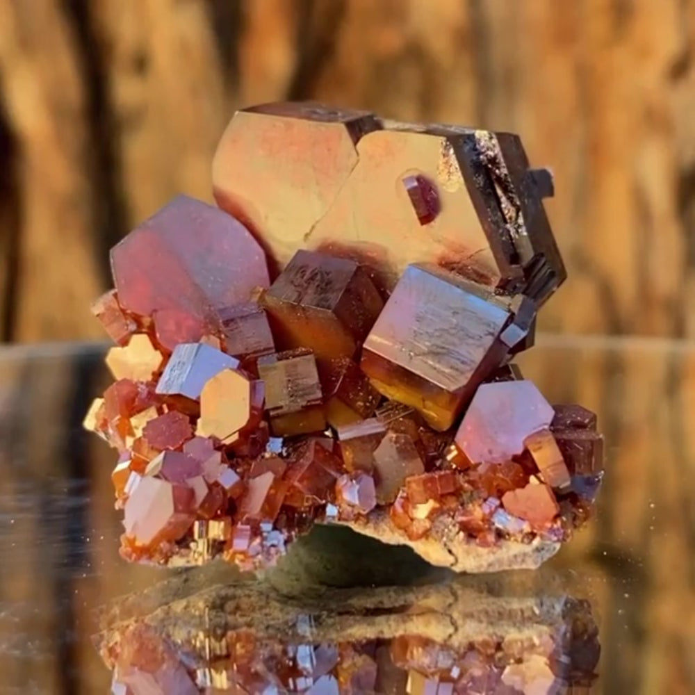 
            
                Load image into Gallery viewer, 4.5cm 70g Red Vanadinite from Mibladen, Morocco
            
        