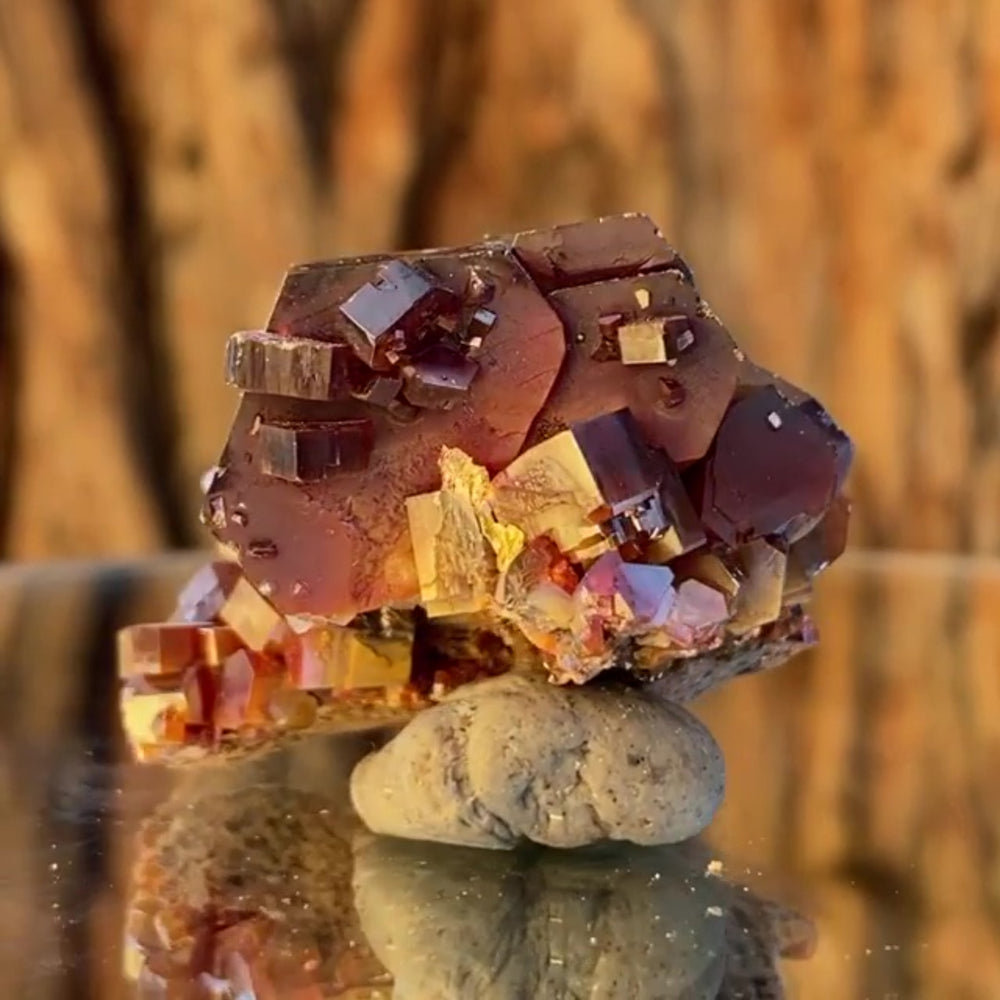 4.5cm 70g Red Vanadinite from Mibladen, Morocco