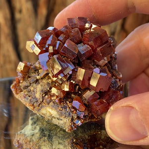 6cm 200g Red Vanadinite from Mibladen, Morocco