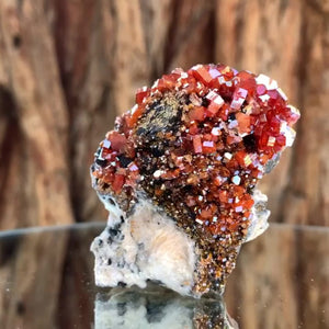 5cm 115g Vanadinite and Manganese from Mibladen, Morocco