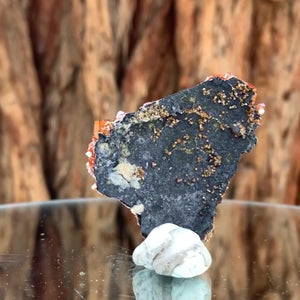 4cm 19g Vanadinite and Manganese from Mibladen, Morocco