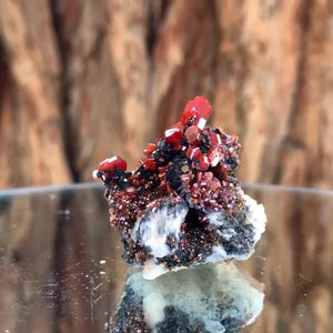 4cm 40g Vanadinite and Manganese from Mibladen, Morocco