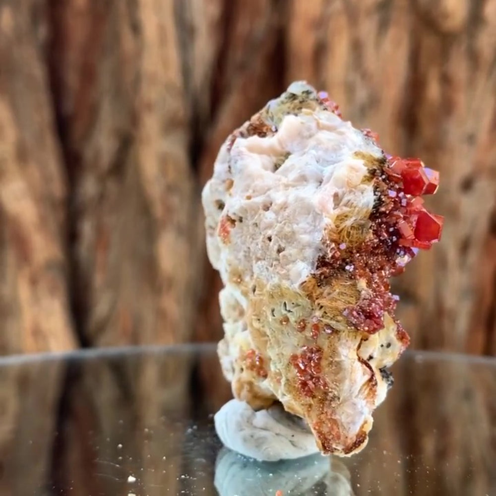 5.5cm 90g Vanadinite and Manganese from Mibladen, Morocco