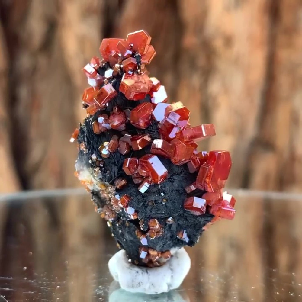 
            
                Load image into Gallery viewer, 4cm 20g Vanadinite and Manganese from Mibladen, Morocco
            
        